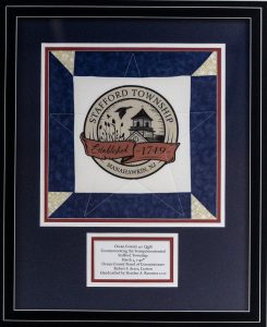 2026 Stafford Township Framed Quilt Square