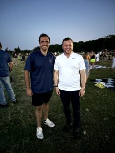 07.02.2026 commissioners Arace and Ellenbogen at drone show