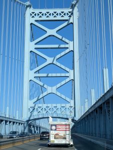 07.03.2026 Ocean County trailer crosses Ben Franklin into destiny