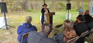 Tim Hart speaks at Atlantic County 250 at Park