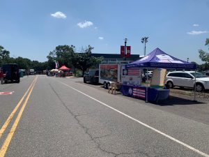 Rutgers Stadium 7.2.2026 tent and paddle trailer