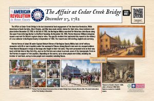 2026 Affair at Cedar Creek Bridge - NPS style