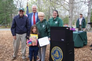 celebrating Arbor Day at Cloverdale Farm County Park in Barnegat Township