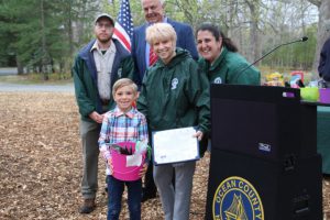 celebrating Arbor Day at Cloverdale Farm County Park in Barnegat Township