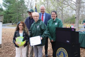celebrating Arbor Day at Cloverdale Farm County Park in Barnegat Township