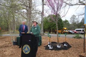 celebrating Arbor Day at Cloverdale Farm County Park in Barnegat Township