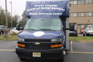 ribbon cutting ceremony of new mobile outreach unit