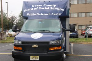 ribbon cutting ceremony of new mobile outreach unit