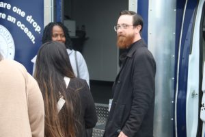 ribbon cutting ceremony of new mobile outreach unit