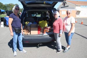 food drive with the Military Support Alliance Food Warriors Program
