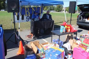 food drive with the Military Support Alliance Food Warriors Program