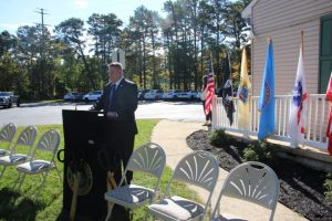 ribbon cutting ceremony at new Ocean County Veterans Service Bureau’s satellite office