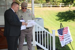 ribbon cutting ceremony at new Ocean County Veterans Service Bureau’s satellite office