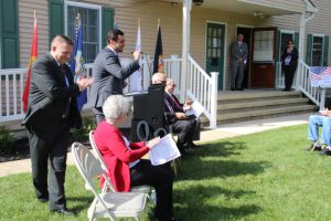 ribbon cutting ceremony at new Ocean County Veterans Service Bureau’s satellite office
