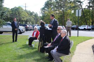 ribbon cutting ceremony at new Ocean County Veterans Service Bureau’s satellite office