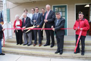 ribbon cutting ceremony at new Ocean County Veterans Service Bureau’s satellite office
