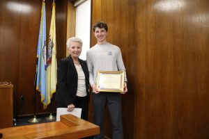The Ocean County Board of Commissioners recently recognized three honorees from Ocean County for their contributions to environmental stewardship at its March 20 meeting