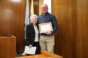 The Ocean County Board of Commissioners recently recognized three honorees from Ocean County for their contributions to environmental stewardship at its March 20 meeting
