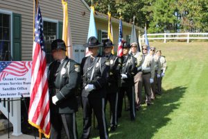 ribbon cutting ceremony at new Ocean County Veterans Service Bureau’s satellite office