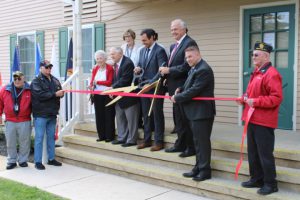 ribbon cutting ceremony at new Ocean County Veterans Service Bureau’s satellite office