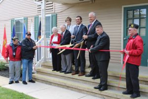 ribbon cutting ceremony at new Ocean County Veterans Service Bureau’s satellite office