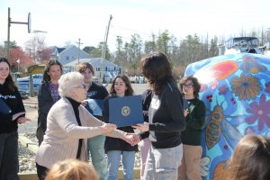 Director of the Ocean County Board of Commissioners Barbara Jo Crea praised the students as she highlighted their talents during a recognition ceremony
