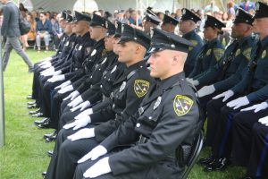 police academy graduation of class 53