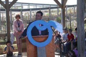 ceremonial unlocking of the Atlantic Ocean ushering in the 2024 summer tourism season