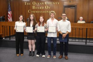 Ocean County Vocational Technical School students were recognized for their outstanding performance and accomplishments