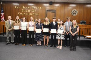 Ocean County Vocational Technical School students were recognized for their outstanding performance and accomplishments