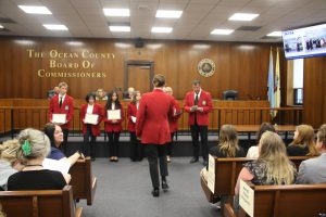 Ocean County Vocational Technical School students were recognized for their outstanding performance and accomplishments