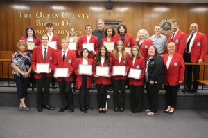 Ocean County Vocational Technical School students were recognized for their outstanding performance and accomplishments