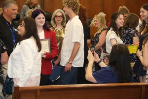 Ocean County Vocational Technical School students were recognized for their outstanding performance and accomplishments