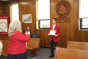 Ocean County Vocational Technical School students were recognized for their outstanding performance and accomplishments