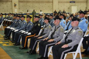 Ocean County Police Academy Basic Police Recruit Class No. 117 was recognized on June 7 during a graduation ceremony at Georgian Court University