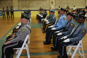 Ocean County Police Academy Basic Police Recruit Class No. 117 was recognized on June 7 during a graduation ceremony at Georgian Court University