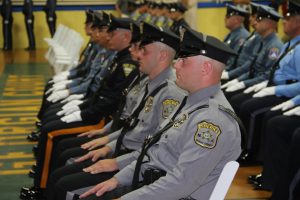 Ocean County Police Academy Basic Police Recruit Class No. 117 was recognized on June 7 during a graduation ceremony at Georgian Court University