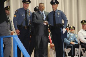 Ocean County Police Academy Basic Police Recruit Class No. 117 was recognized on June 7 during a graduation ceremony at Georgian Court University