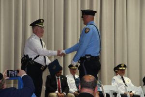 Ocean County Police Academy Basic Police Recruit Class No. 117 was recognized on June 7 during a graduation ceremony at Georgian Court University