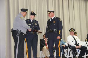 Ocean County Police Academy Basic Police Recruit Class No. 117 was recognized on June 7 during a graduation ceremony at Georgian Court University