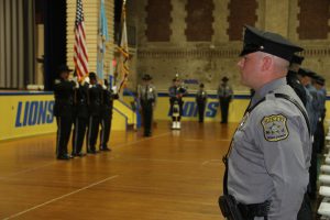 Ocean County Police Academy Basic Police Recruit Class No. 117 was recognized on June 7 during a graduation ceremony at Georgian Court University