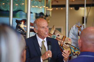 reopening of the well-known 1910 Dr. Floyd L. Moreland Carousel