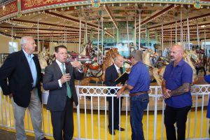 reopening of the well-known 1910 Dr. Floyd L. Moreland Carousel