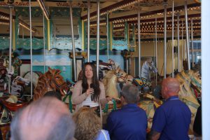 reopening of the well-known 1910 Dr. Floyd L. Moreland Carousel