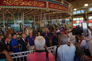 reopening of the well-known 1910 Dr. Floyd L. Moreland Carousel