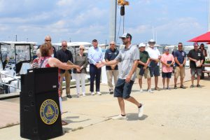 Ocean County’s Pumpout Boat program recognition ceremony