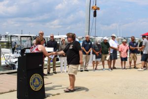Ocean County’s Pumpout Boat program recognition ceremony