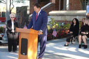 Day of Remembrance Ceremony at the County’s Sept. 11 monument