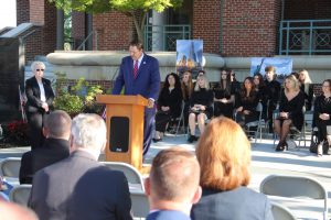 Day of Remembrance Ceremony at the County’s Sept. 11 monument