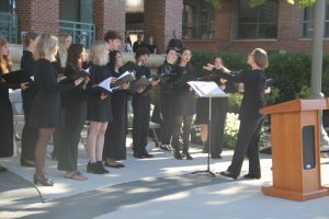 Day of Remembrance Ceremony at the County’s Sept. 11 monument